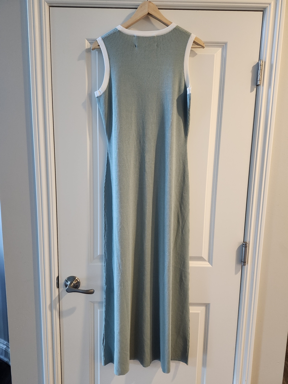 NWT Aleeza Paris Size L 2 Piece Ribbed Knit Maxi Dress Cardigan Set - Picture 10 of 10